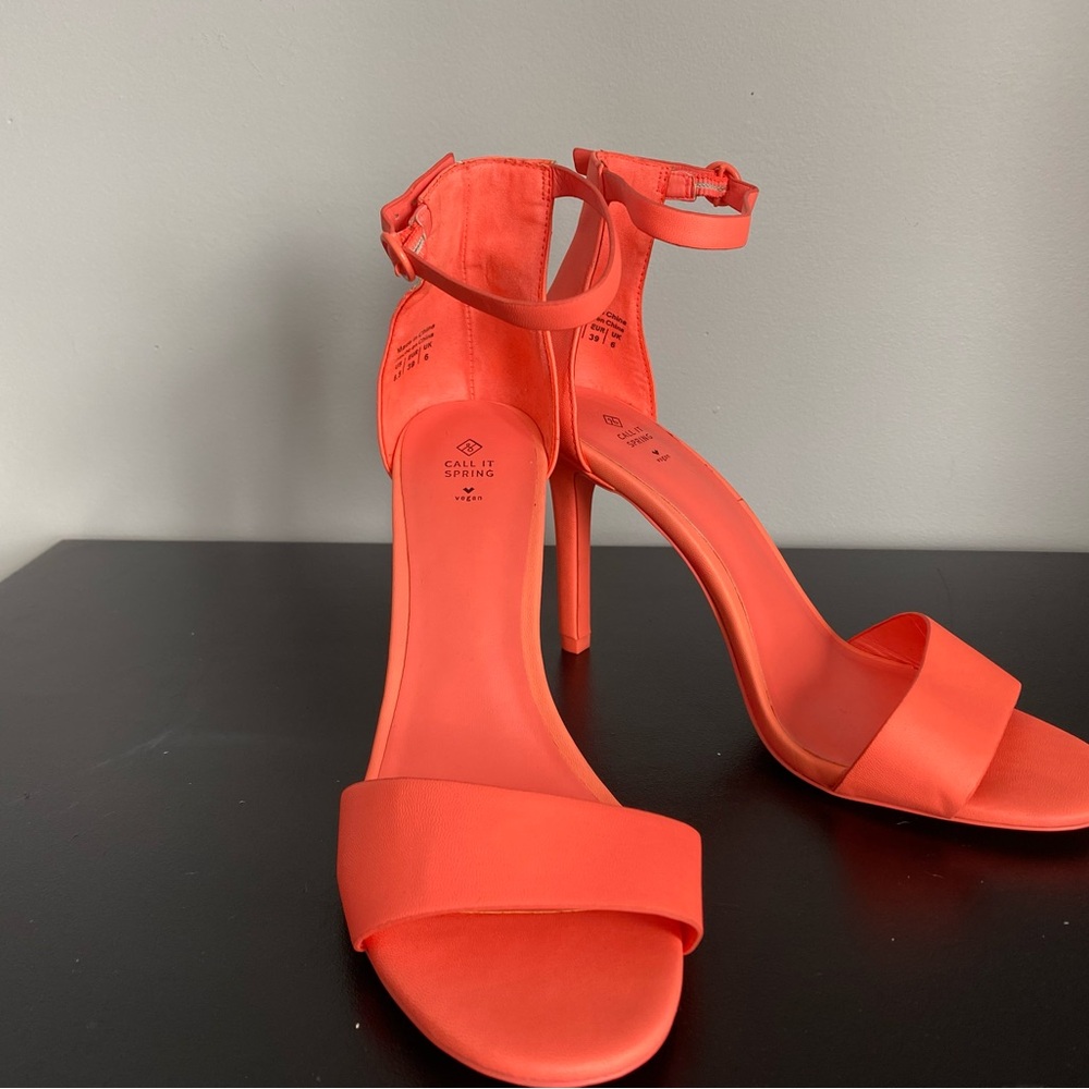Call It Spring Women's Coral Heels